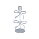 Boots & Bows Candleholders Metal Taper Bow, Set of 2
