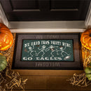 Philadelphia Eagles Flocked Coir Halloween Sassafras Switch Mat, 22"x10"