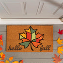 Quilted Fall Leaf Coir Mat