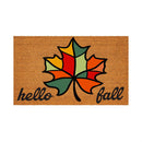 Quilted Fall Leaf Coir Mat