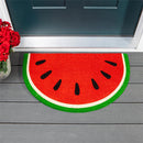 Sweet Summer Piggy Watermelon Shaped Coir Mat