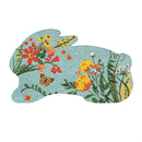 Hop Into Spring Floral Shaped Coir Mat