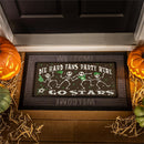 Dallas Stars Flocked Coir Halloween Sassafras Switch Mat, 22"x10"