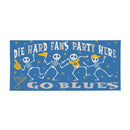 St Louis Blues Flocked Coir Halloween Sassafras Switch Mat, 22"x10"