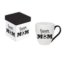 Red, White, & Bloom Sports Coffee Cup Ceramic Cup O' Java, Soccer Mom, 17oz, Gift Box