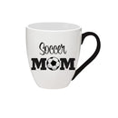 Red, White, & Bloom Sports Coffee Cup Ceramic Cup O' Java, Soccer Mom, 17oz, Gift Box