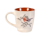 Snowbird Coffee Cup Ceramic Artisanal, 4x Asst Designs, 11oz, Gift Box