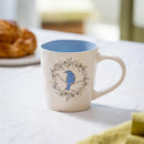 Artisan Series VIII Coffee Cup Ceramic Artisanal, Blue Bird, 11oz, Gift Box