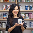 Artisan Series VIII Coffee Cup Ceramic Artisanal, Blue Bird, 11oz, Gift Box
