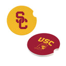 University of Southern California Car Coaster Set, 2pc