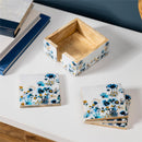 VivaStyle Gilded Meadow Coasters, Set of 4