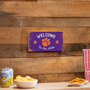 Clemson University Wood Wall Sign, 6x11