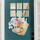 What She Shed Blooming Snail Door Decor