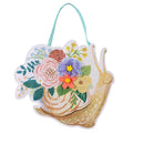 What She Shed Blooming Snail Door Decor