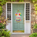 Happy Birthday Party Cake Shaped Door Decor