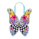 Courtly Check Butterfly Door Decor