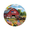 Patriotic Land 16"D Door Decor