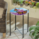 Lilac & Butterfly 16"D Door Decor