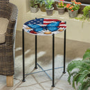 Patriotic Butterfly PVC16"D Door Decor