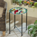 Stained Glass Songbirds 16"D Door Decor