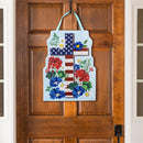 Easter Cross & Patriotic Cross Reversible Door Decor