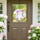 Hop Into Spring Flower Time Door Decor