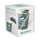Pet Drinkware Gift Set Ceramic Flare Cup and Cat Toy, 12oz, Gift Box