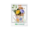 Hop Into Spring Drinkware Gift Set Ceramic Flare Cup and Decor, Block Florals, 12oz, Gift Box