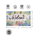 Hydrangea & Butterfly Embossed Mat