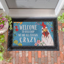Petal & Plow Crazy Coop Embossed Mat
