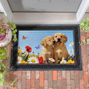 Pet Central Welcome Friends Puppies Embossed Mat