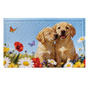Pet Central Welcome Friends Puppies Embossed Mat