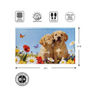 Pet Central Welcome Friends Puppies Embossed Mat
