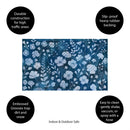 VivaStyle GildedMeadow Embossed Mat, 30"Lx18"H