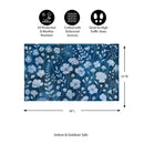 VivaStyle GildedMeadow Embossed Mat, 30"Lx18"H