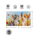 Pet Central Welcome Friends Kittens Embossed Mat