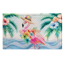 Palm Beach Flamingo Vacation Embossed Mat
