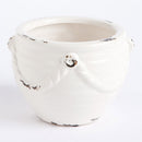 Napa Home Garden,  MINI TUSCANY ROPE BOWL WHITE,f5144w