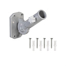 Grey Aluminum Adjustable Flag Bracket, 6.5"H