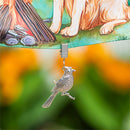 Metal Songbird Flag Weighted Clips