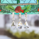Shaped Gem Flag Weighted Clip, Asst of 3