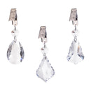 Shaped Gem Flag Weighted Clip, Asst of 3