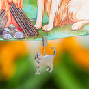 Metal Cat Flag Weighted Clips