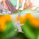 Metal Dog Flag Weighted Clips