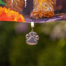 Metal Paw Print Flag Weighted Clips