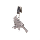 Metal Cardinal Flag Weighted Clips