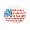 Red, White, & Bloom Token, Art Rock, Asst of 3, Box Display