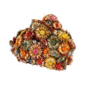 Bunny Blooms Faux Floral Table Decor Dried Floral Bunny, 7"L