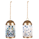 VivaStyle Gilded Meadow Garden Bell, Printed Bell, 10"H, Asst of 2