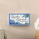 VivaStyle Garden Decor, Hanging Sign, Hydrangea Haven, 11" L x 6" H